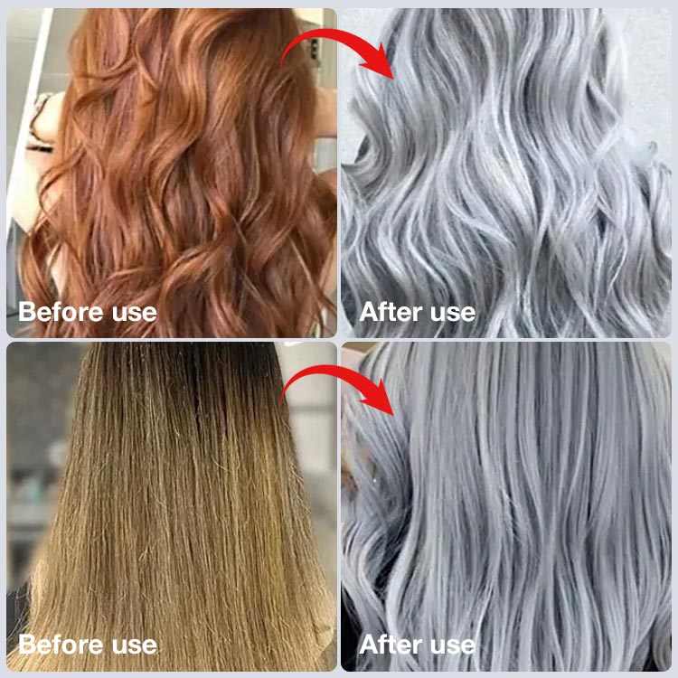 Long-lasting non damaging gray hair cream