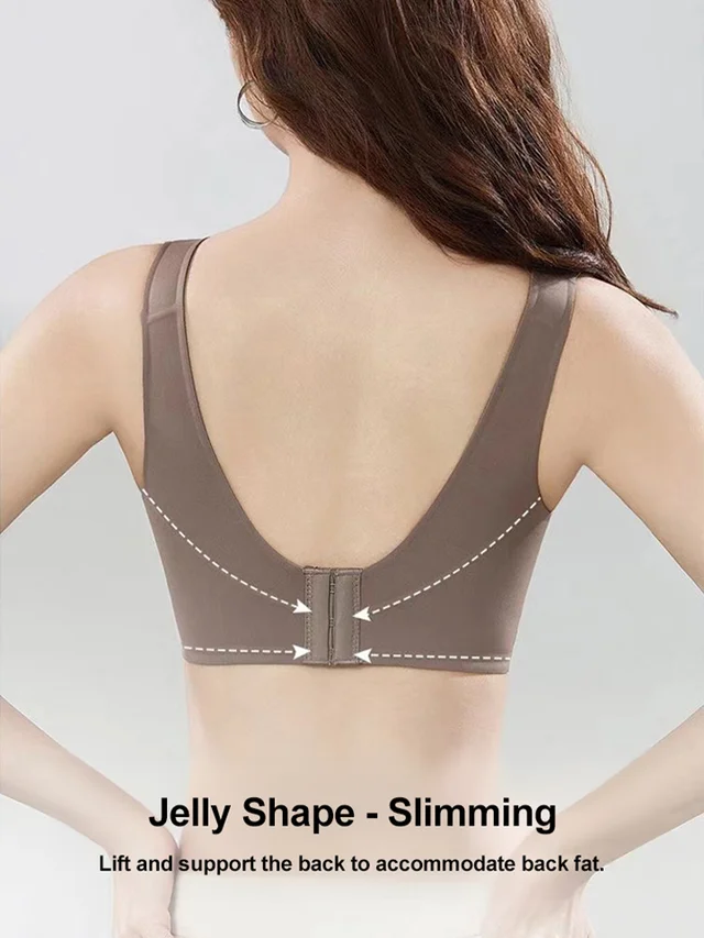 Full-coverage lifting and anti-sagging seamless bra