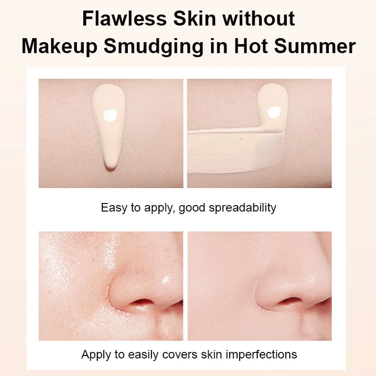 [Natural Flawless Skin] Long Lasting Smudge Proof Liquid Foundation