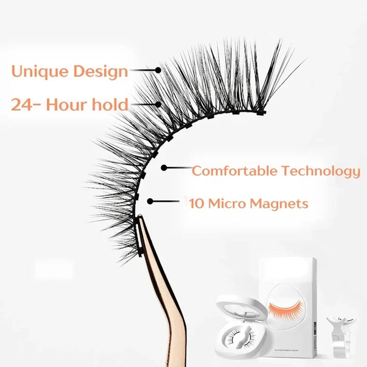Premium Magnetic Eyelashes 🎁 Easy Quick  Safe