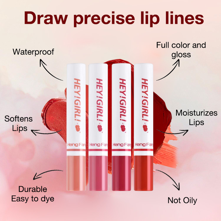 New Year Promo-Korea Lipstick 4 Pcs Set Lasting Waterproof Non Sticky