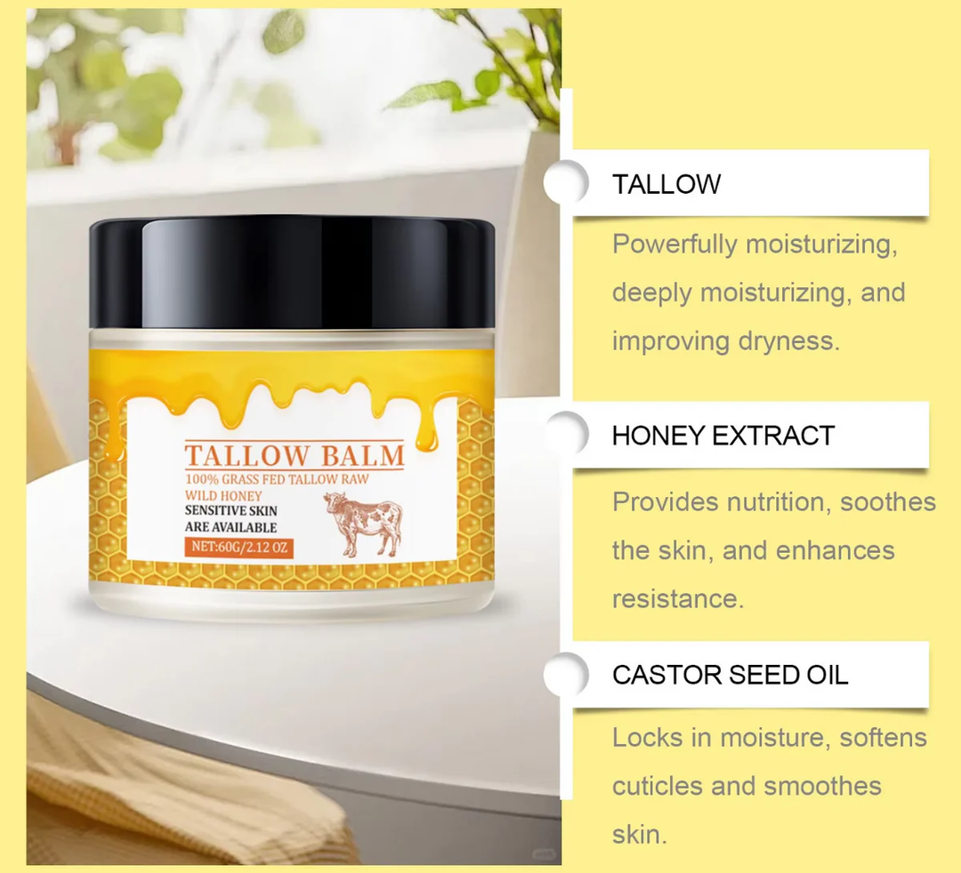 Whipped Beef Tallow Honey Balm