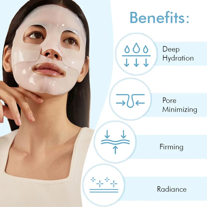 hot selling collagen mask - deeply hydrating removes all types of fine lines