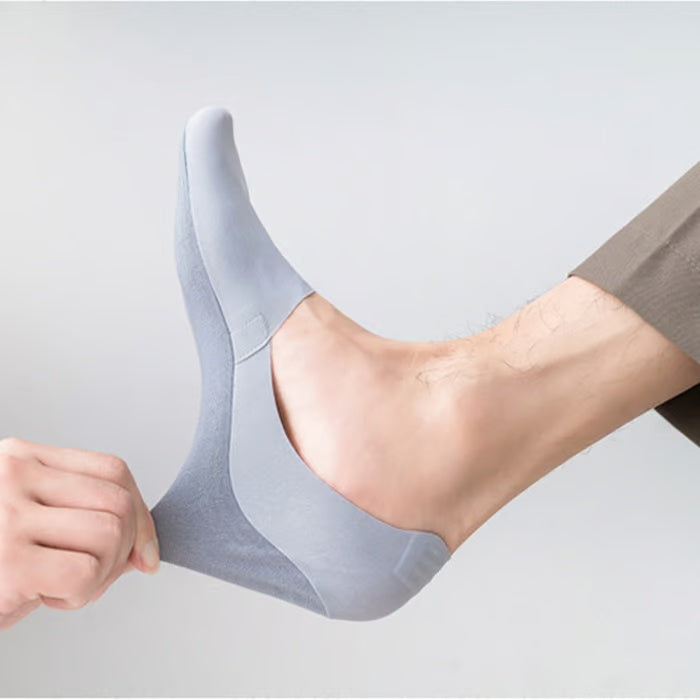 Comfortable non slip ice silk socks