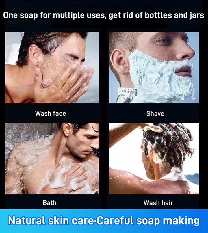 [Available all over the body] Mens Cologne Soap