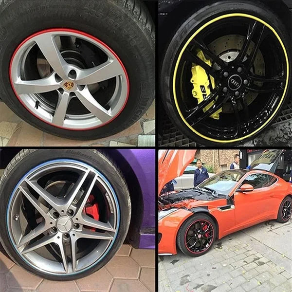 🎁2024-Christmas Hot Sale🎁🔥Limited Time 49% Off🔥Car Wheel Rim Protector Decor Strip