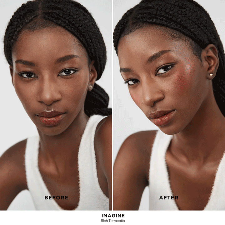 Liquid blush eyeshadow contour