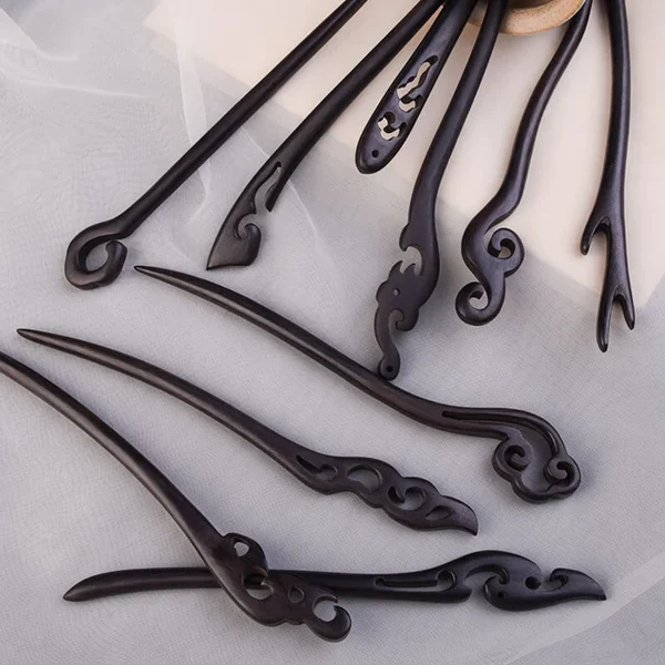 Ancient style wooden hairpin