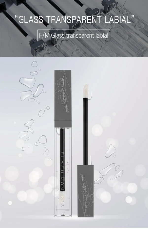 FlashMoment Transparent Lip Gloss Moisturizing Glass Lips Makeup