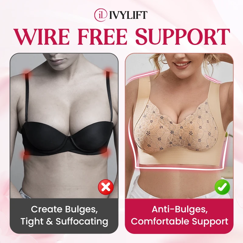 Seamless Wire-free Push-up Bra