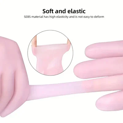 Silicone moisturizing hand mask