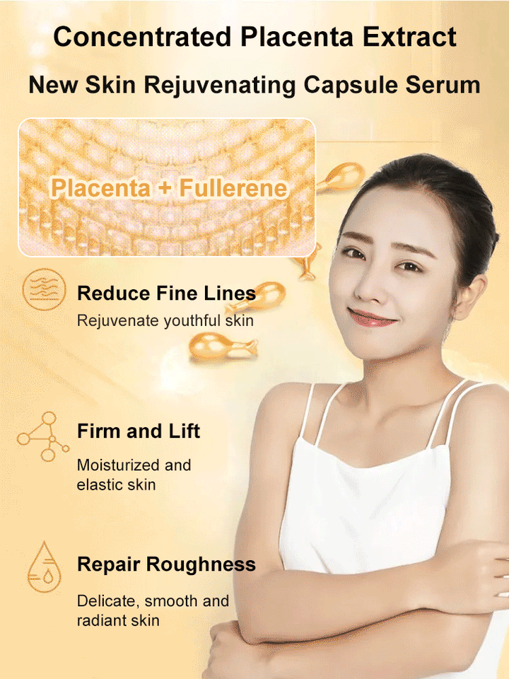 New Generation Fullerene Placenta Anti-Wrinkle Serum