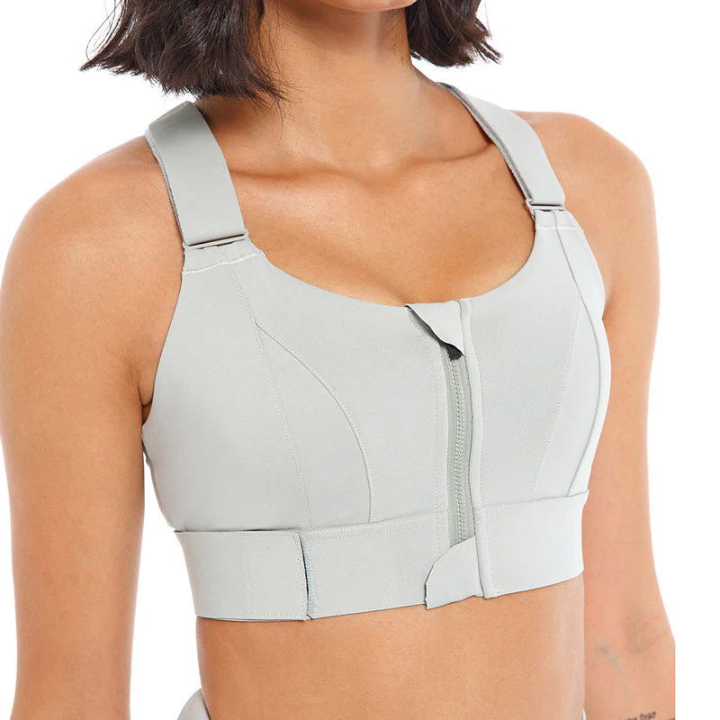 Criss Cross Back Sport Bra with Adjustable Straps