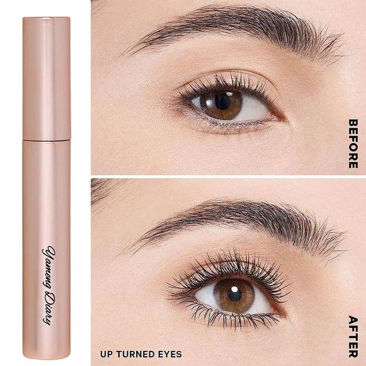 [Waterproof and Non-Smudging] Lengthening and curling long-lasting mascara