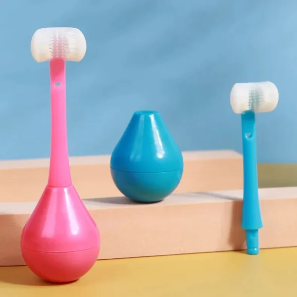 (🔥Last Day Promotion - 50% OFF) 3D Children Three-Sided Toothbrush