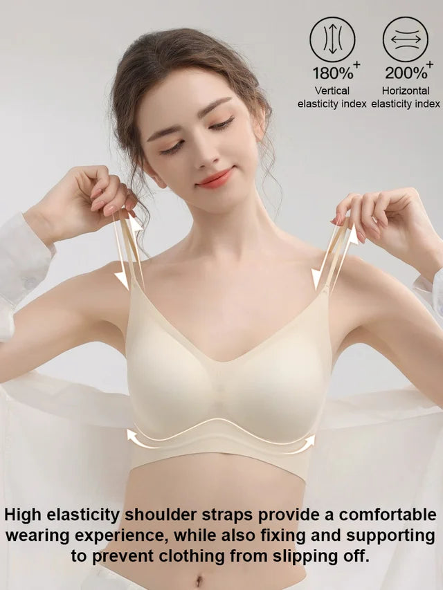 SUMMER SEAMLESS ULTRA-THIN PLUS SIZE ICE SILK COMFORT BRA