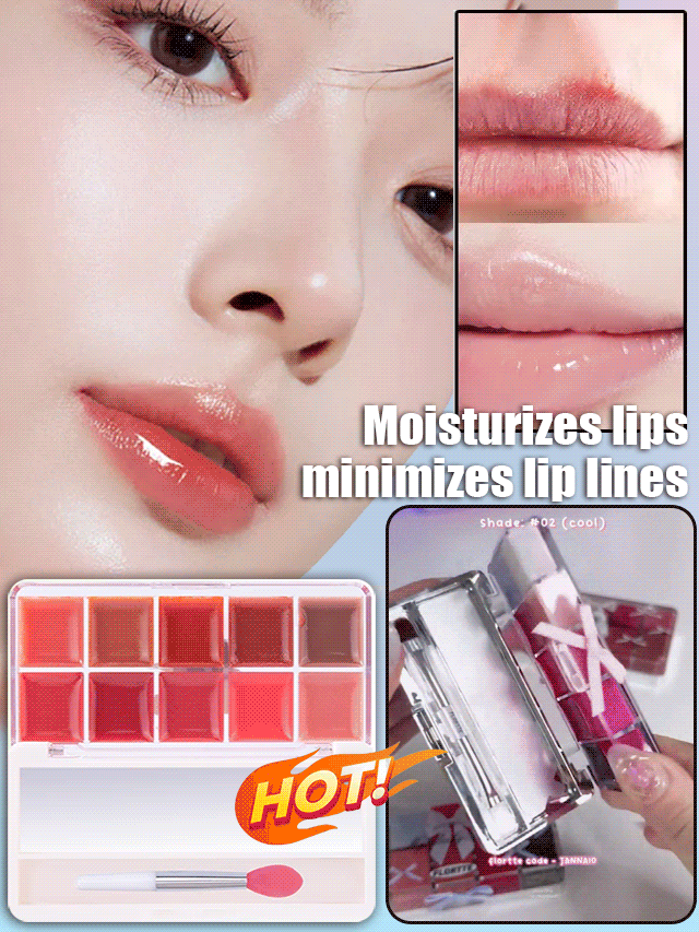 Dudu Lip Ten Color Tinted Lip Jelly Palette