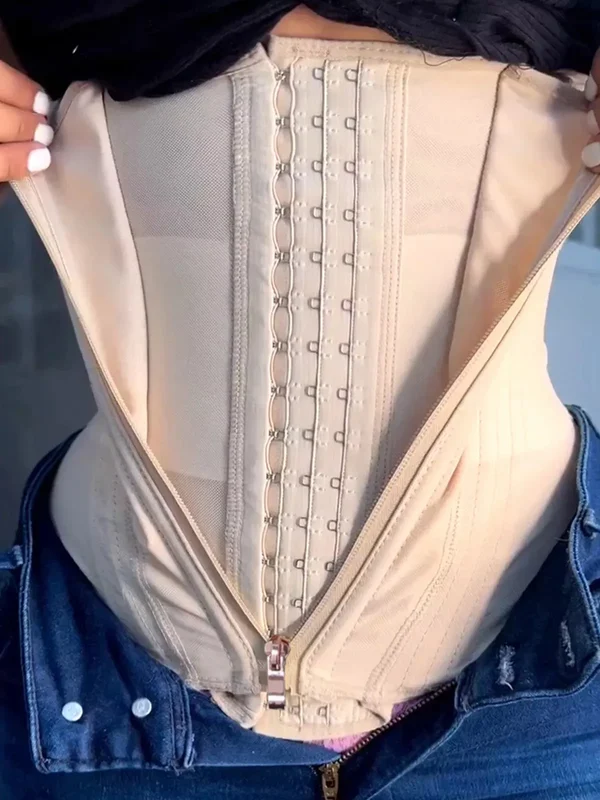 Zip Breasted Body Shaper Tank Top