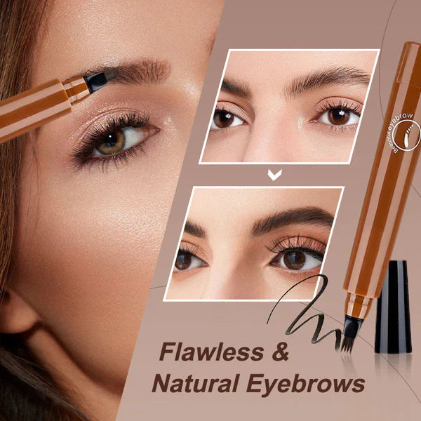 🎁BUY 1 GET 1 FREE🔥WATERPROOF FOUR-TIP BEARD AND EYEBROW PEN✨