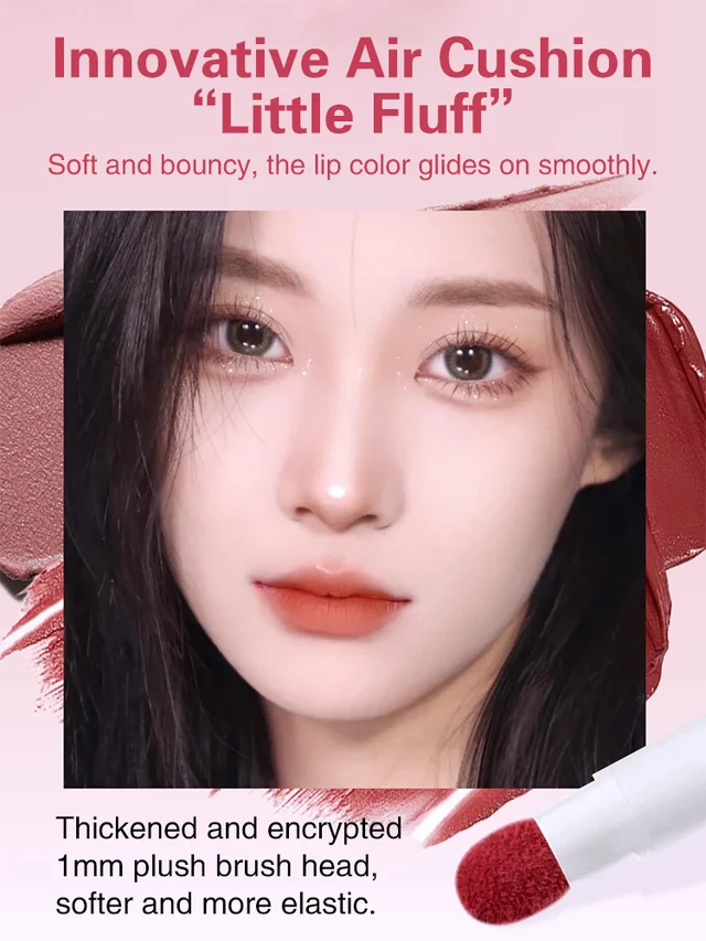 [Non stick cup, no fading]Lip powder cream