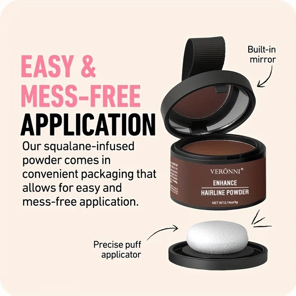 Hairline Powder Instantly Conceals Hair Loss Root Touch Up Hair Powder