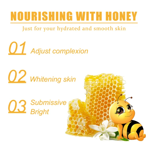 New Whitening and Spot Reducing Rejuvenating Honey Tear Off Mask