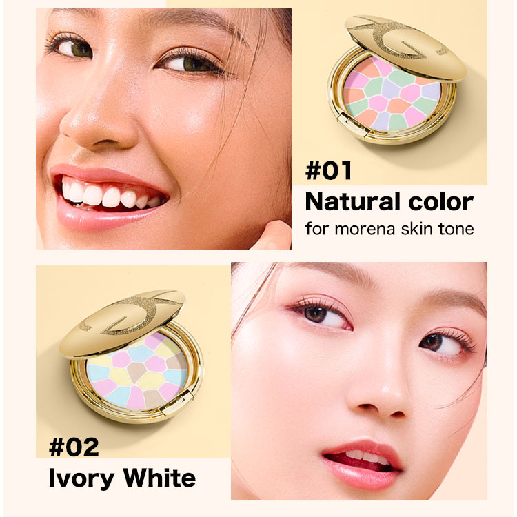 Concealer oil control makeup 3 in 1 face powder