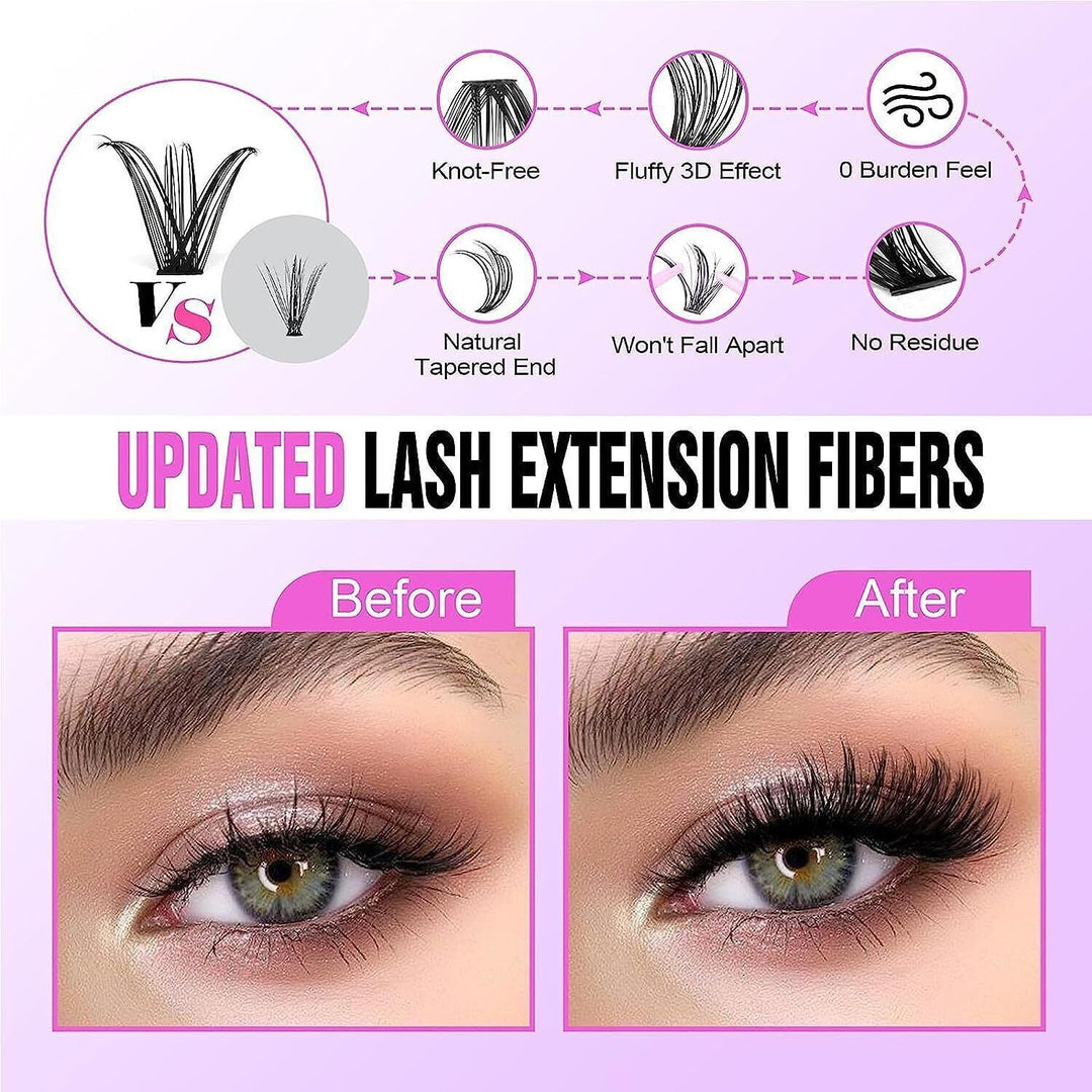30D/40D Reusable Self Adhesive Eyelashes