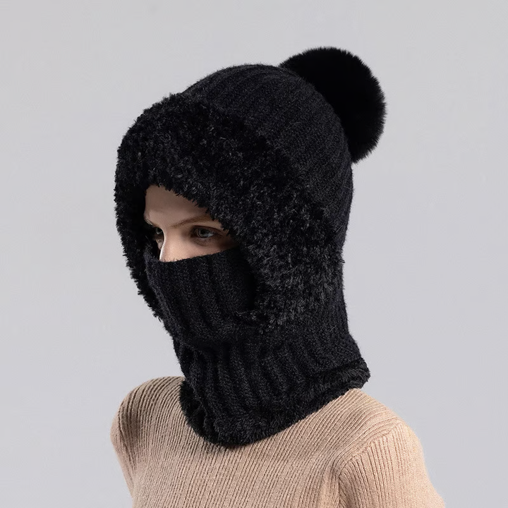 Womens Knitted Hat In Autumn And Winter