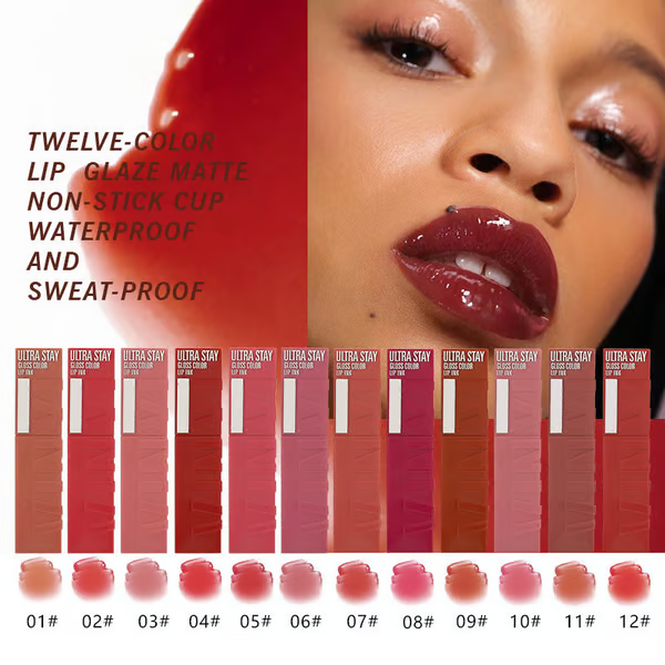 Long Lasting Non-Smudge Liquid Lip Glaze