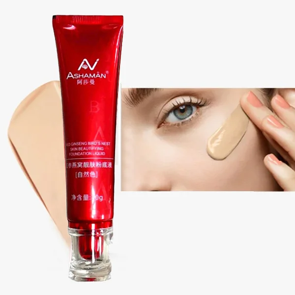 Red Ginseng Birds Nest Peptide Skin Nourishing Foundation
