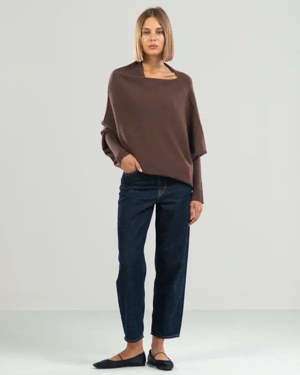 2024 NEW ASYMMETRIC DRAPED JUMPER