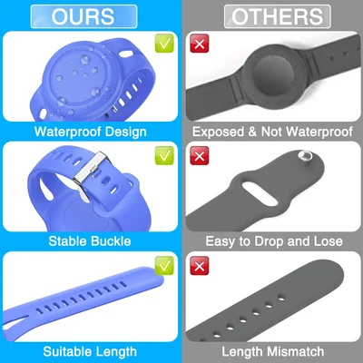 Kids Waterproof Silicone Anti loss Wristband