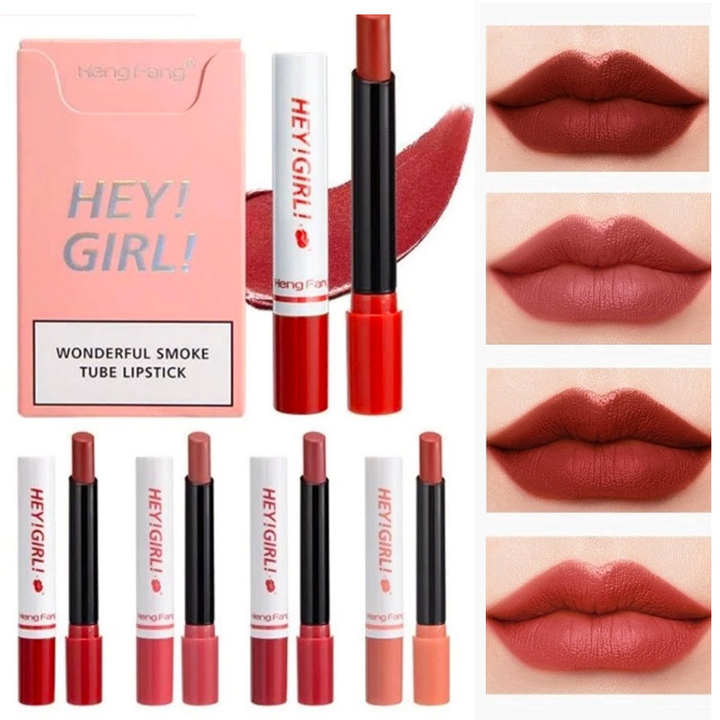 New Year Promo-Korea Lipstick 4 Pcs Set Lasting Waterproof Non Sticky