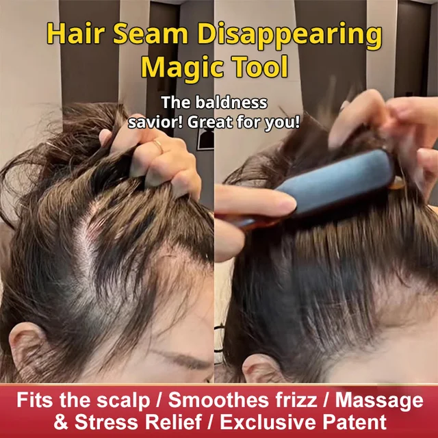 Folding boar bristle comb