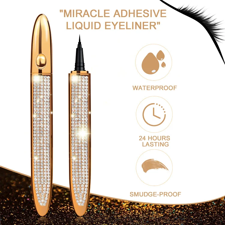 Magic Self adhesive Long Lasting Eye Liner Eyelash Glue Pen
