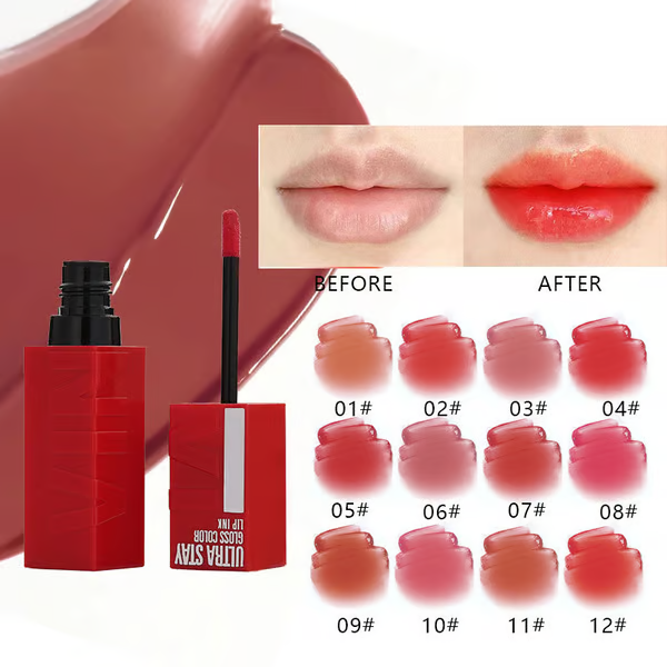 Long Lasting Non-Smudge Liquid Lip Glaze