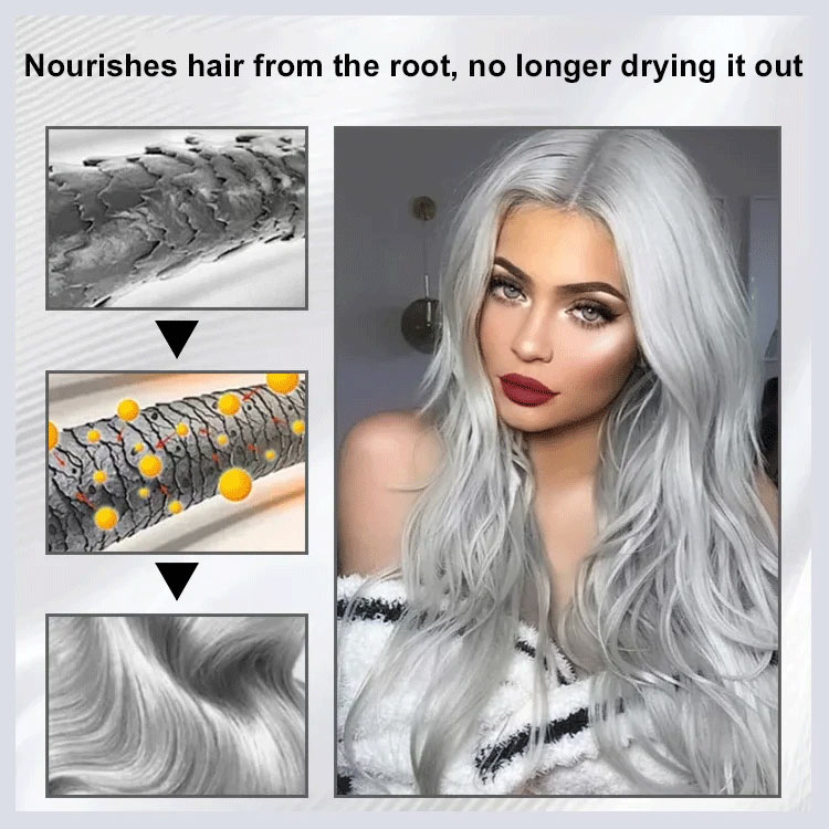 Long-lasting non damaging gray hair cream