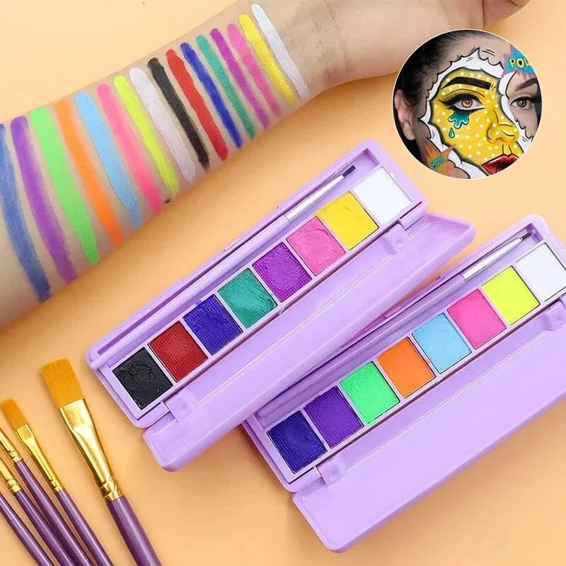 Water Soluble Fluorescent Makeup Palette