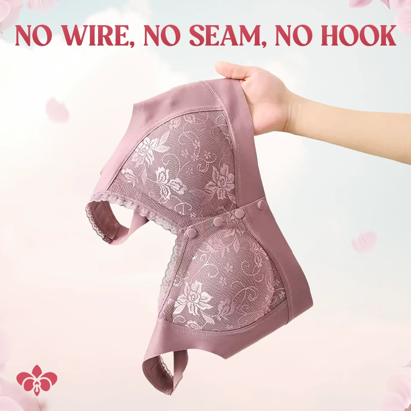 Flexible Fit Front Snap Bra