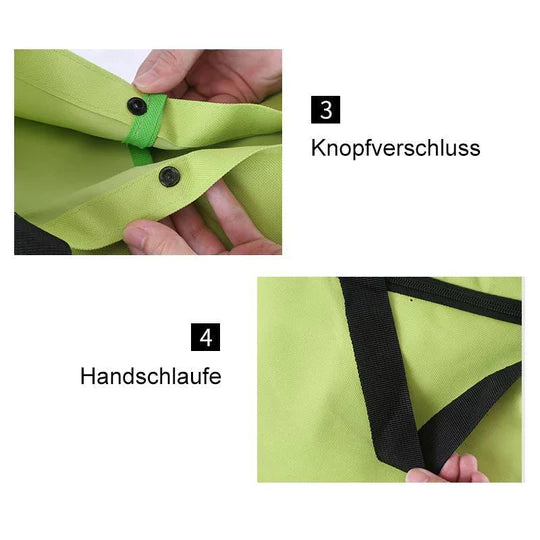 Foldable eco-friendly shopping bag
