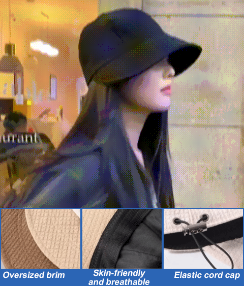 Small face foldable bucket hat