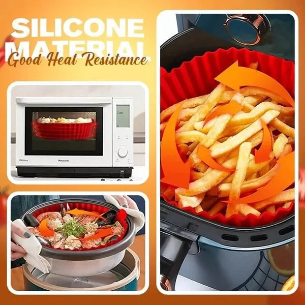 ⚡ 47% OFF - Air Fryer Silicone Baking Tray🍟