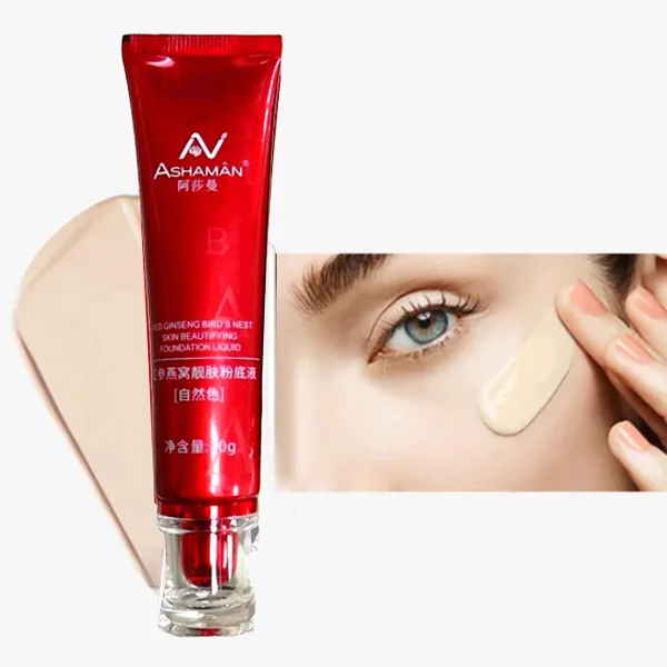 Red Ginseng Birds Nest Peptide Skin Nourishing Foundation