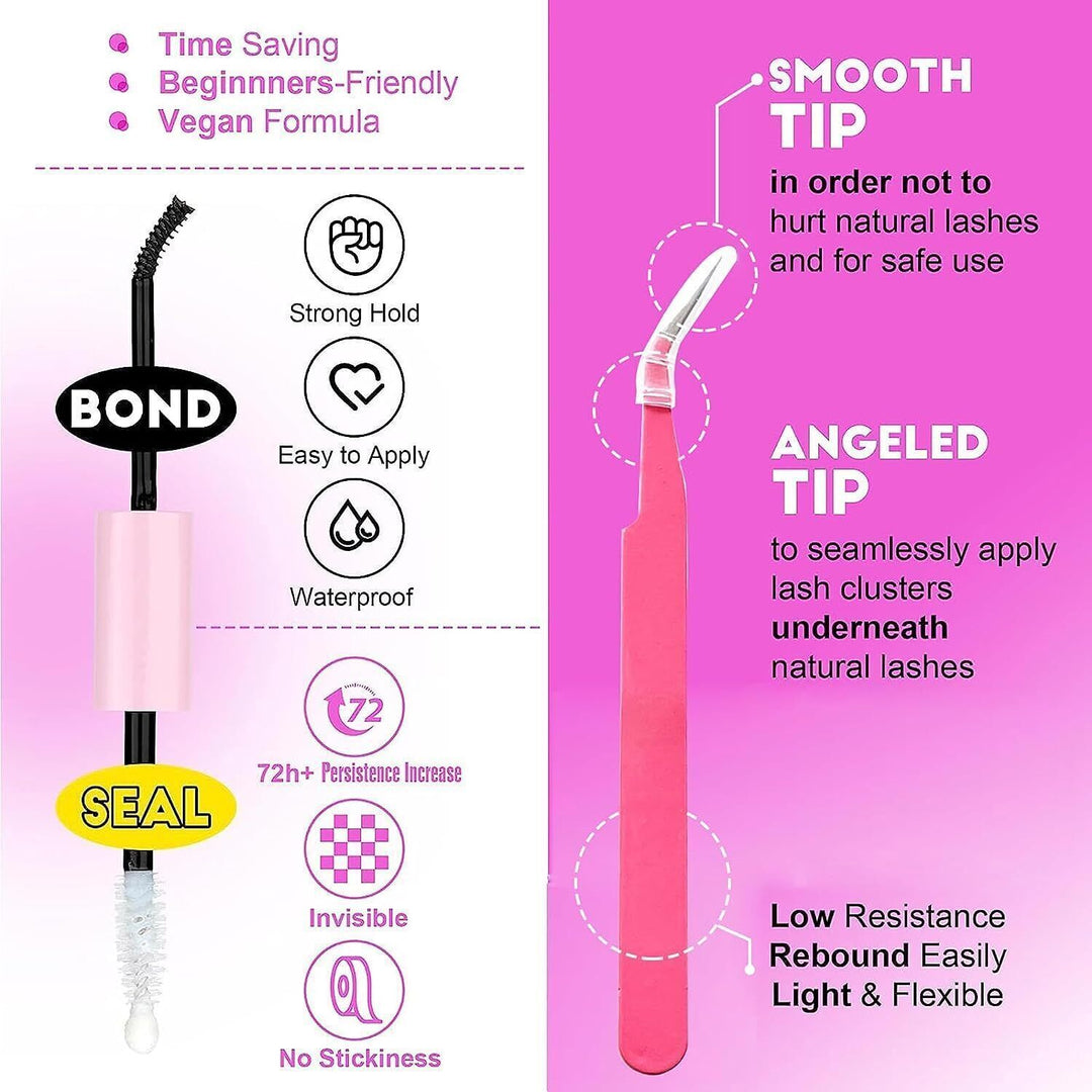 30D/40D Reusable Self Adhesive Eyelashes