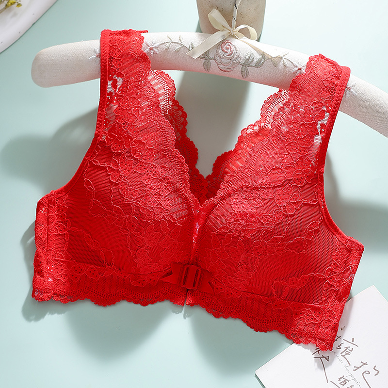 LUXURY SEXY LACE FRONT OPEN BUCKLE WOMENS UNDERWEAR
