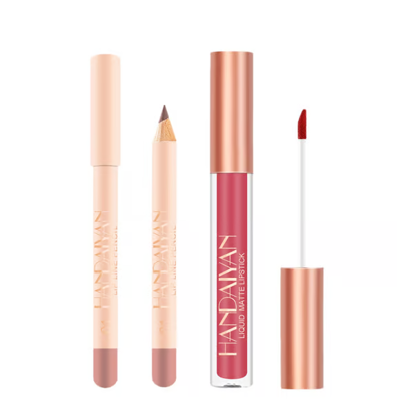 Lipstick Lip Liner Matte Waterproof Non-fading Non-stick Lipstick