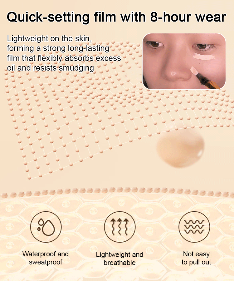 Brush-on concealer pen