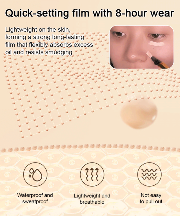 Brush-on concealer pen