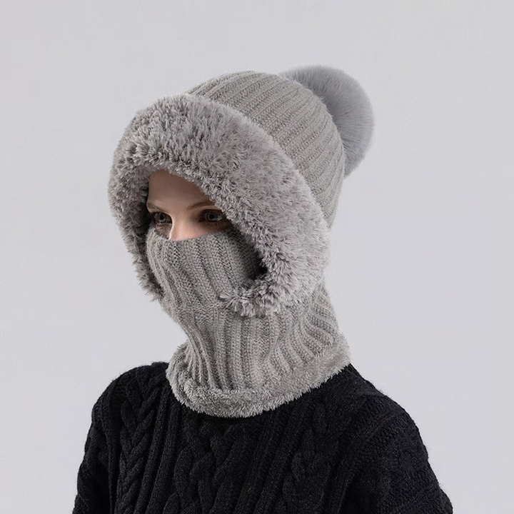 Womens Knitted Hat In Autumn And Winter
